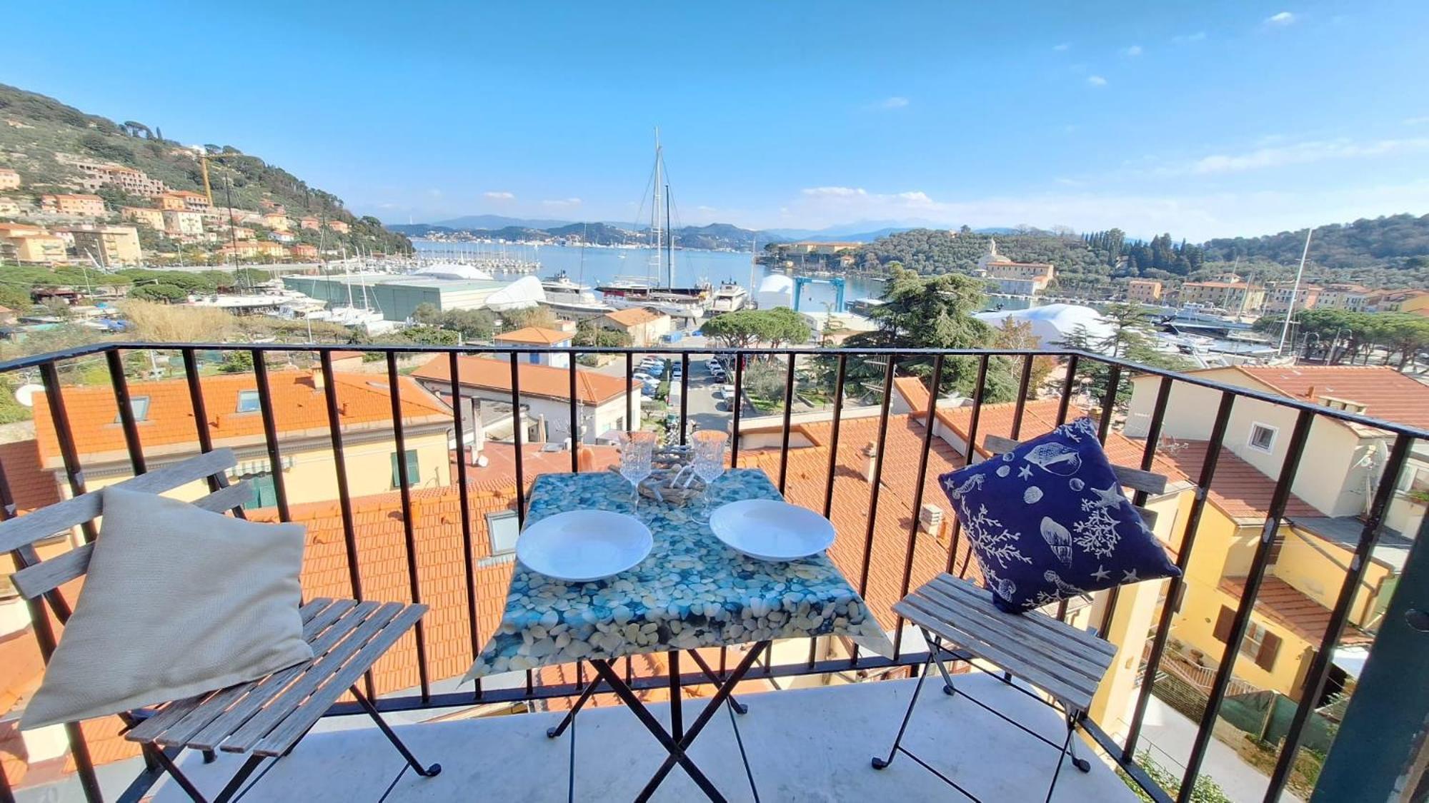 Appartamento Portovenere Con Vista Mare 韦内雷港 外观 照片